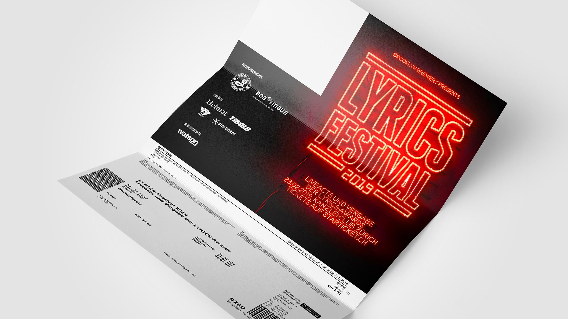 Eintrittskarten Design by ESE Media